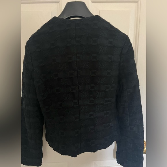 Lucky Brand tweed jacket with gold buttons - Picture 4 of 4